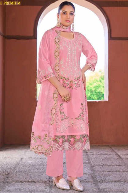 Alok Ombre Premium Cotton Salwar Suit Catalog 6 Pcs