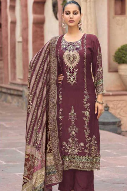 Amrutvela AT 204 A-D Viscose Salwar Suit Catalog 4 Pcs