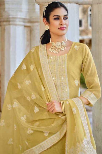 Belliza Ivory Cotton Salwar Suit Catalog 6 Pcs