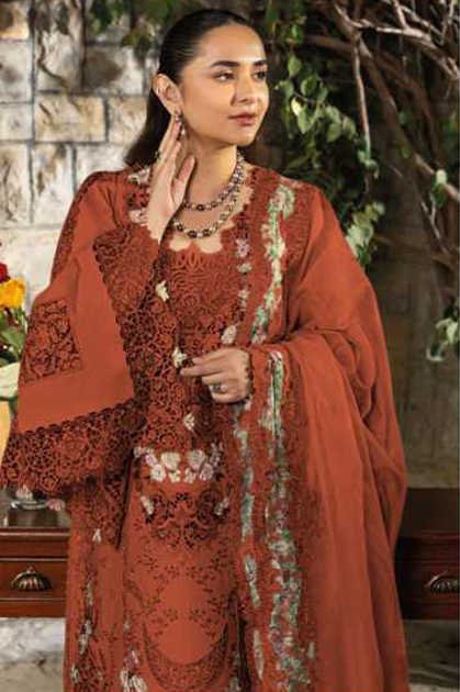 Deepsy Elaf Premium Vol 3 DN 1745 A-D Cotton Salwar Suit Catalog 4 Pcs