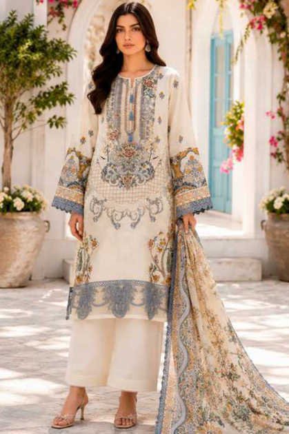 Deepsy Jade Bliss Lawn Vol 6 Chiffon Cotton Salwar Suit Catalog 8 Pcs