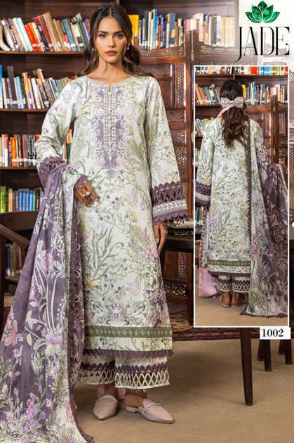 Flora Fab Bin Saeed Cotton Salwar Suit Catalog 6 Pcs