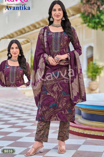 Kavya Avantika Vol 8 Fancy Readymade Suit Catalog 10 Pcs