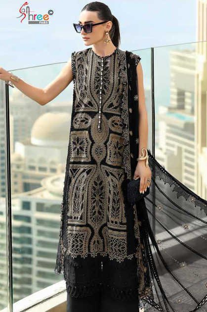 Shree Fabs Chiffons SF 5633 Chiffon Salwar Suit Catalog 2 Pcs